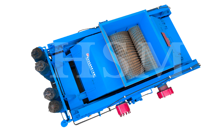 齒輥破碎機對輥破碎機、河卵石制砂機、石頭制砂機海報圖