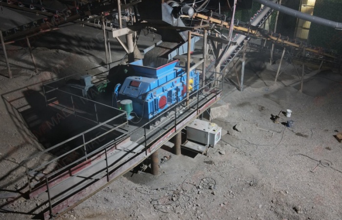 鈦鐵礦破碎機客戶生產現場